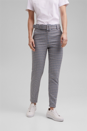 ESPRIT CHECK PANTS WOVEN 011EO1B313