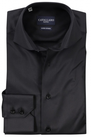 CAVALLARO HEMD BLACK NOS 1090033-90000 Zwart