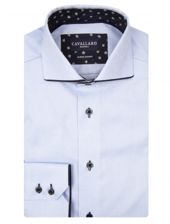 CAVALLARO HEMD CAIO 1085035-61630 Lichtblauw